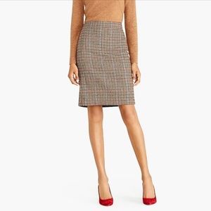 J. Crew Factory Pencil Skirt in Houndstooth